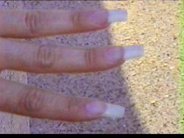 Geri — one of a kind long toenails